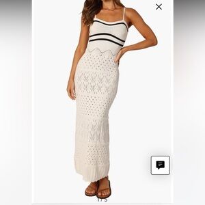 Olive + oak maxi knit dress